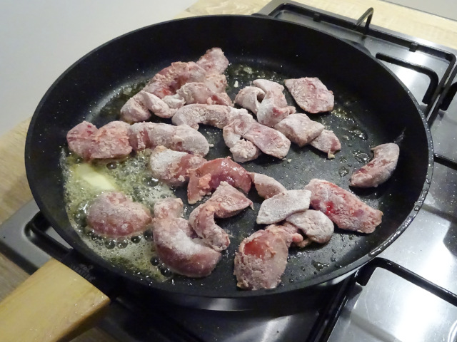 Rognons de porc au porto - La recette en photo. Conseil de découpe